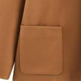 thumbnail image 4 of Wutalume Women Fashionable Casual Detachable Scarf Woolen Coat Jacket, Versatile and Elegant Outerwear for Winter Warmth and Stylish Looks,Camel XS, 4 of 5