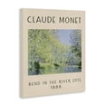 thumbnail image 3 of Stupell Industries Transitional Classic River Bend Monet Canvas Art, 16 x 20, by Lil' Rue, 3 of 8