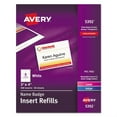 thumbnail image 2 of Avery Insert Badge Refill, 3in.x4in., White, 2 of 2