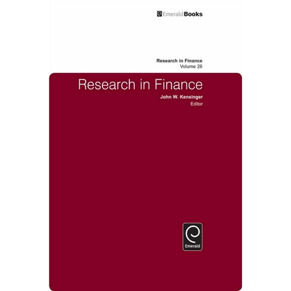 Research in Finance Research in Finance, Book 26, (Hardcover)