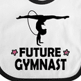 thumbnail image 4 of Inktastic Future Gymnast Cute Girls Girls Baby Bib, 4 of 4