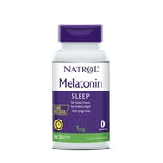 Natrol Dietary Supplement 1mg Melatonin Sleep Aid Support, Drug Free, 90ct