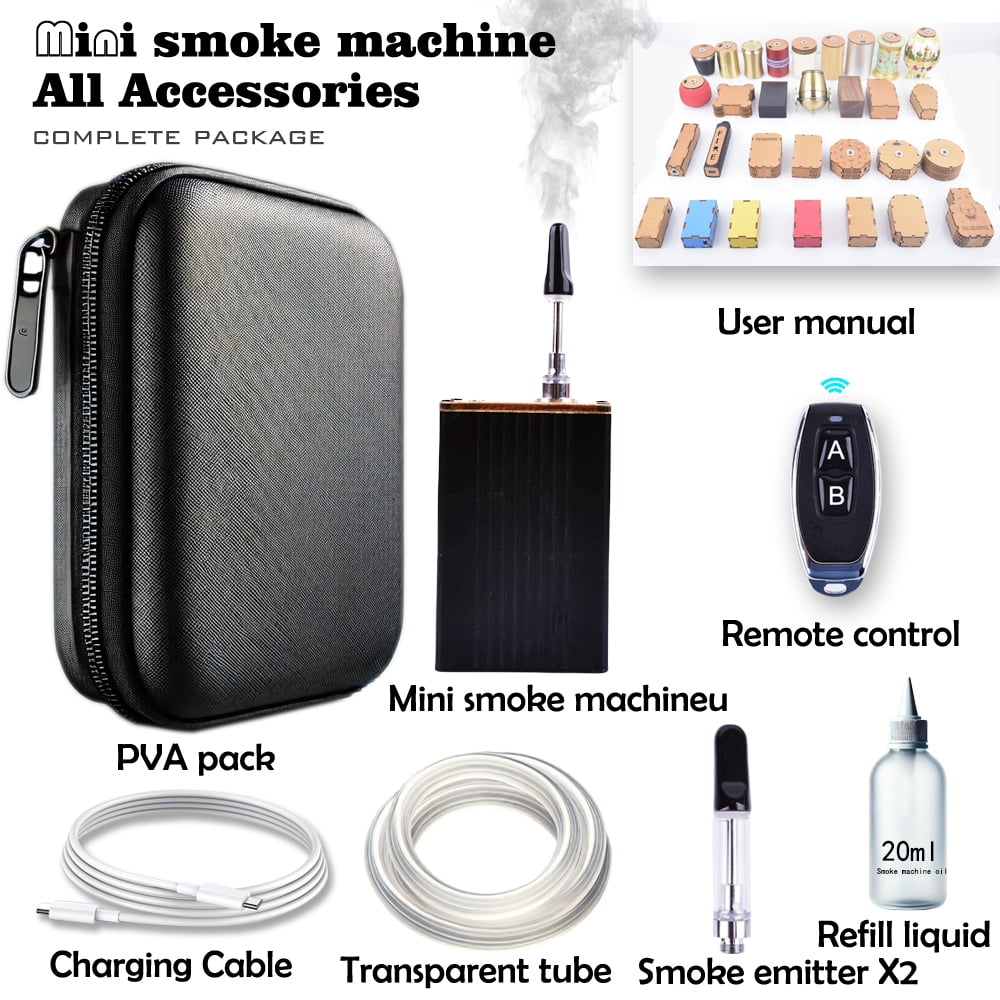 Fog Machine, Mini Handheld Smoke Machine Wireless Remote Control For Video Photography Outdoor Activities Party Stage Effect