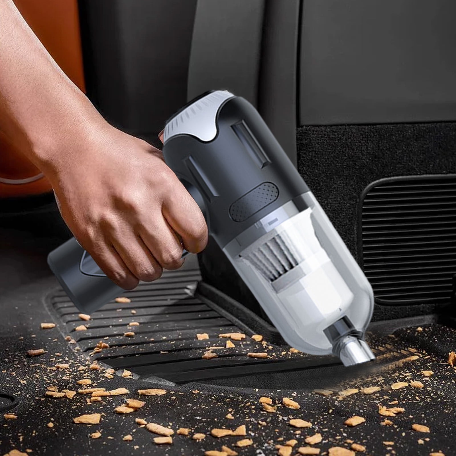 Uiz Merueh handheld Car Vacuum Handheld Vacuum Cordless Car Vacuum Powerful Suction Hand Vac Hand Held Vacuum Cleaner for Car Home Office