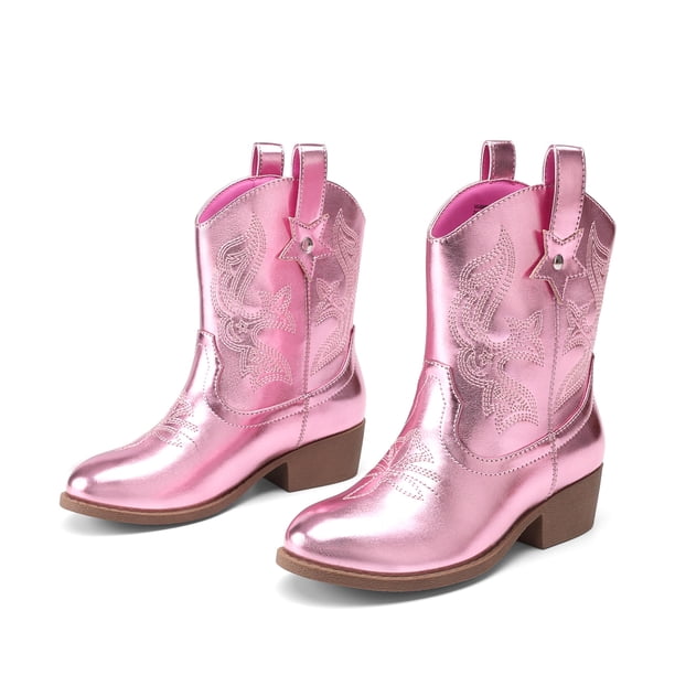 Botas Vaqueras para Niñas DREAM PAIRS KKUMMB2509 Rosa Talla 2