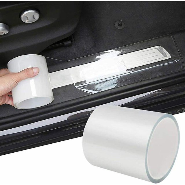 Protector transparente del borde de la puerta del coche, película protectora universal para el coche