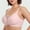 Pink, variant on ALLLIST See Through Underwear for Women Plus Size No Underwire Bras Gray Solid Back Support T-Shirt Womens Lingerie Size 2XL