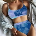 thumbnail image 2 of Traje de baño de dos piezas con estampado de bikini sexy para mujer Conjunto de ropa de playa Fridja  nalpqowj52605, 2 of 8