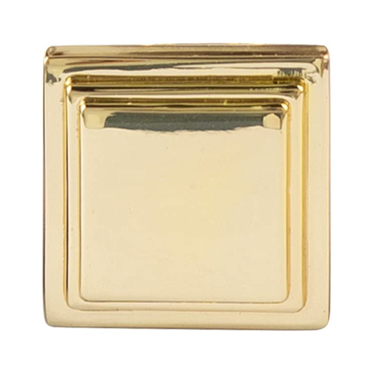 Utopia Alley 5pcs Valetta Cabinet Ring Pull Knob - Decorative Cabinet Drop Pull Knobs for Cabinets and Drawers - Vintage Cabinet Hardware with Hand Finished Polished Gold - Pull Knobs 0.94"