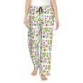 thumbnail image 1 of Fotbe Happy Easter Pantalones de Pijama para Mujer, Pantalones de Dormir, Pantalones Pj con Cordón y Bolsillos-3X-Large, 1 of 6