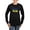 Black, variant on - I Stand With Ukraine Flag Embl Long Sleeve T Shirt - Women's Long Sleeve Graphic Tee Casual Fit