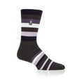 thumbnail image 5 of Heat Holders Men's Phillip ULTRA LITE Multi Stripe Crew Socks | Warm + Soft, Hiking, Cabin, Cozy at Home Socks | 3X Warmer Than Cotton Socks, 5 of 8