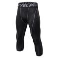 thumbnail image 2 of Wisremt Male Fitness Tights Trousers Leggings Pants, Dark Blue, L, 2 of 6