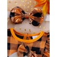 thumbnail image 5 of Michellecmm  Girls Romper Dress Pumpkin Ghost Embroidery Romper with Headband, 5 of 9
