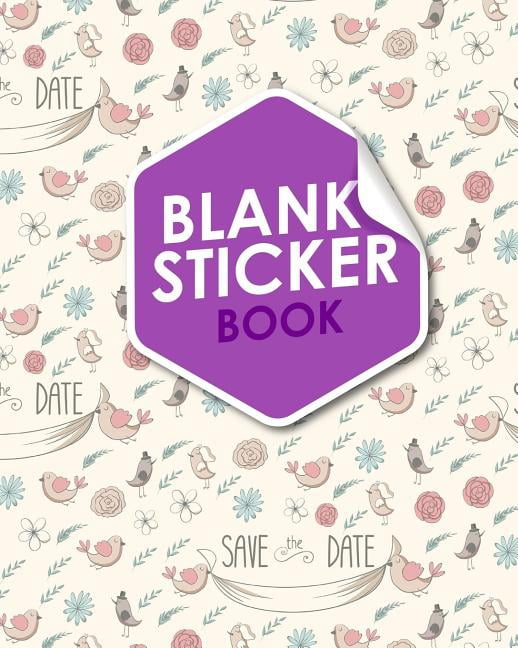 Blank Sticker Book Blank Sticker Album, Sticker Album For Collecting Stickers For Adults, Blank