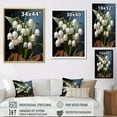 thumbnail image 4 of Designart "Verdant Winter Snowdrops III" Snowdrops Canvas Art Print, 4 of 7