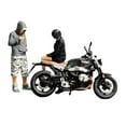 thumbnail image 4 of 1/64 Figures Motorcycle Diorama Scenery Miniatures Sand Scene Character B, 4 of 8
