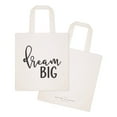 thumbnail image 2 of Dream Big Cotton Canvas Tote Bag, 2 of 4