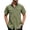 Shirts-Army Green, variant on Mens Button Down Shirt Short Sleeve Collared Hiking Tops with Dual Chest Pockets Utility Casual Work Travel Summer Shirts Khaki XXXL
