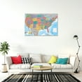thumbnail image 6 of Map Of The United States Of America - Poster / Print (Usa Map) (Size: 36" X 24"), 6 of 6