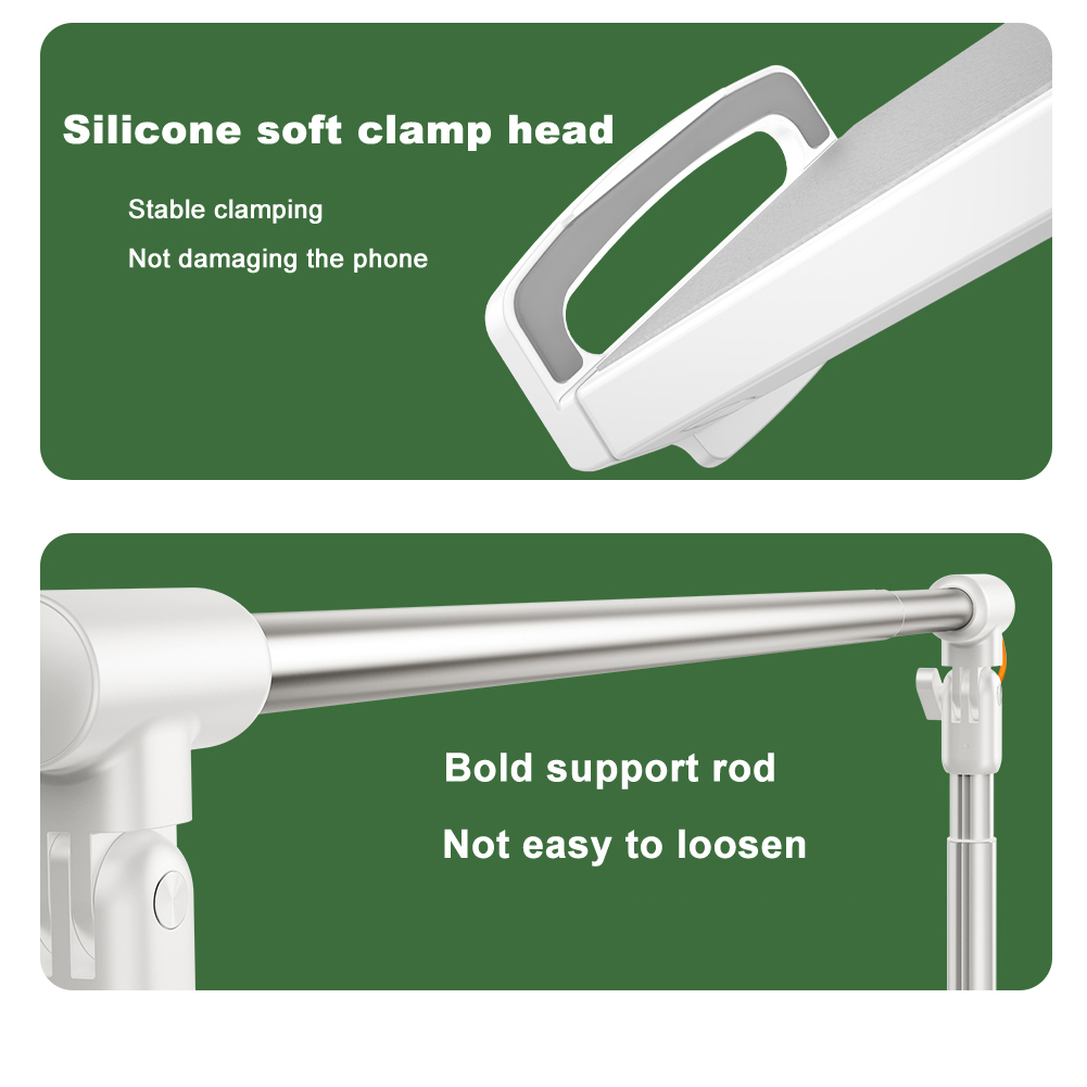 Lazy Tablet Holder, no Need to Install Lazy Mobile Phone Holder at The Bedside, Retractable Lifting Mobile Phone Tablet Holder, Suitable for 4.7-12.9in Mobile Phones and Tablets, for beds