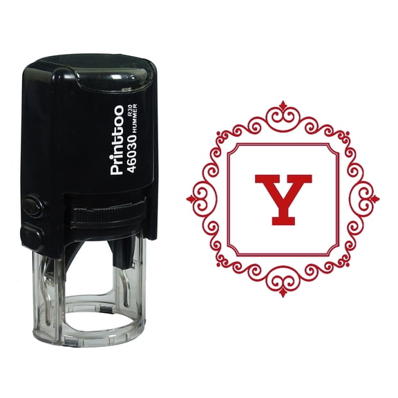 Printtoo Self Inking BILLED Rubber Stamp Office Stationary Stamp-Red