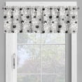 thumbnail image 4 of Ambesonne Flower Valance & Curtain, Abstract Outline Petals Art, 55"x45", Ivory and Charcoal Grey, 4 of 7