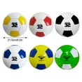 thumbnail image 2 of Tssuoun Training Essential Soccer Ball With Soft PVC Cover Size 5 Competition Football Outdoor Adult Kids Yellow Blue, 2 of 6