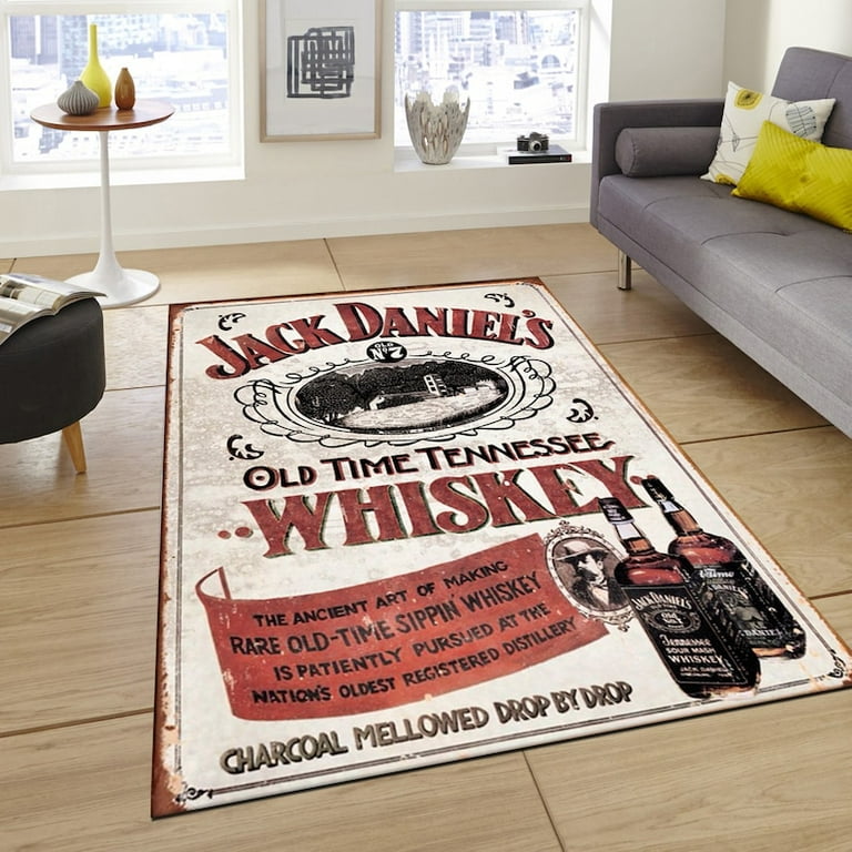 Jack Daniels Whiskey Area Rug: Add a Touch of Sophisticated Style