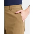 thumbnail image 4 of George Men's and Big Men’s Wrinkle Resistant Flat Front Khaki Pants, Waist Sizes 29-56, 4 of 5