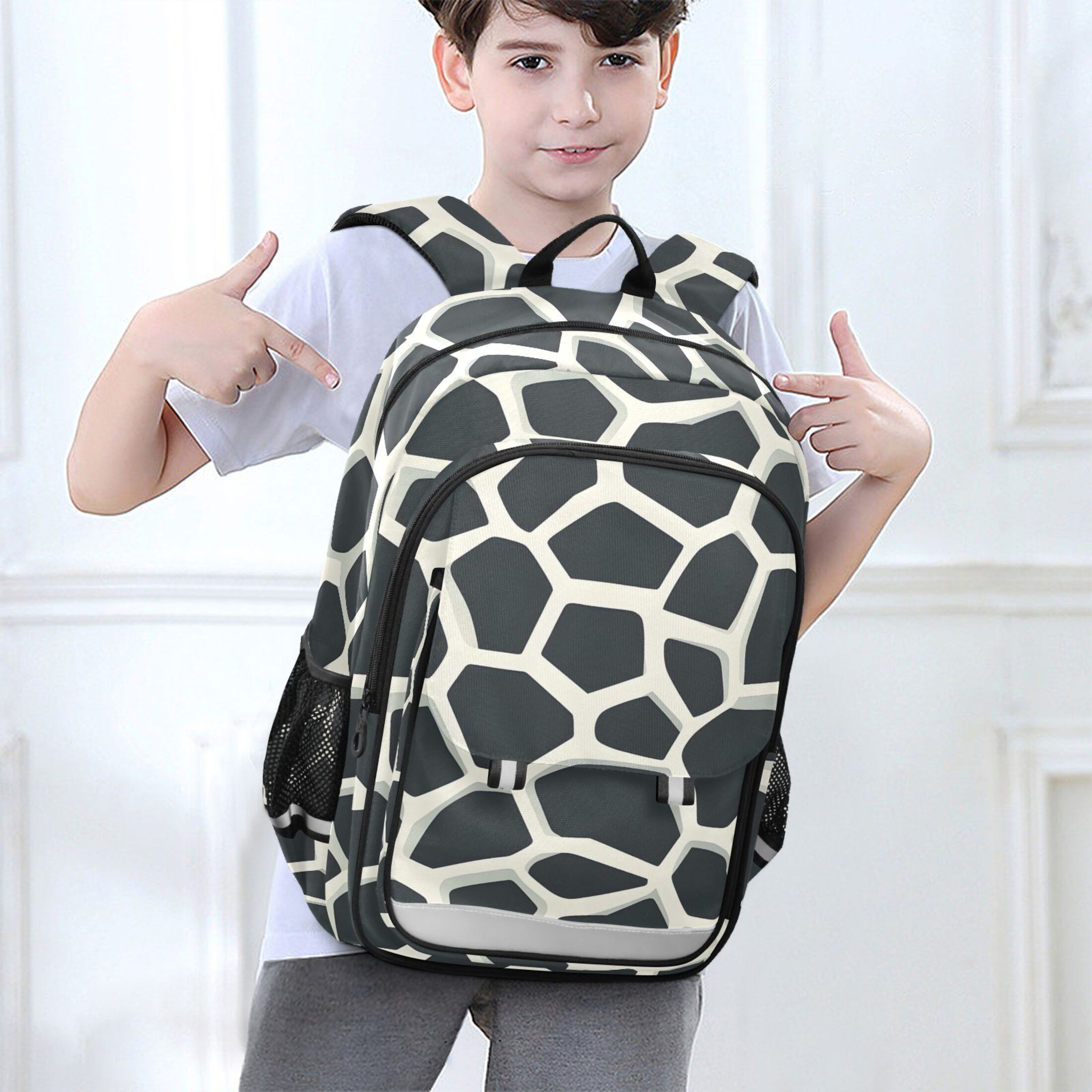 ALAZA Cow Print Laptop Backpack Purse Travel Bag Casual School Bookbag Rucksack for Women Men