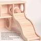 thumbnail image 4 of Juguete de Escalada para Hámster, Puente Concaleras de Madera, Escalera de Madera para Hámster, Jaula para Ratas flexible, Juguete de Hábitat para animales Pequeños, 4 of 7