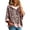 yue866-Pink, variant on KHONTS 3/4 Sleeve Leopard Sweaters for Women Lightweight Pullover Sweater Hoodie Casual Loose Drawstring Oversized Fall Outfits Sky Blue XL