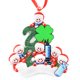 thumbnail image 1 of Decoración De Árbol De Navidad Personalizado Adornos De Navidad De Reunión Familiar Con Patrón De Papá Noel De Trébol De Cuatro Hojas Eigraketly HA041686-09, 1 of 6