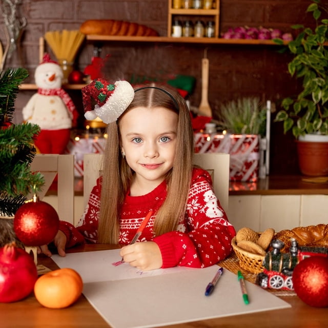 Adornos navideños, diademas navideñas para niños, accesorios para el cabello, pinzas para el cabello, regalos navideños, pinzas para el cabello con astas, diademas para disfraces de fiesta, tocados fe