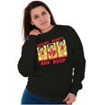 thumbnail image 5 of Betty Boop Brains Beauty Funny Cute Women Crewneck Sweatshirt Brisco Brands S, 5 of 6