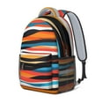 thumbnail image 2 of Colorful and Grey Abstract Art Artwork Backpack for School,Cute School Bag,Schoolbag with Adjustable Shoulder Straps & Padded Back,15.3"x11"x6.7", 2 of 6