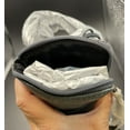thumbnail image 4 of CLARKS Quilted Pebble Leather Phone Wallet Crossbody Grey Gray, 4 of 5