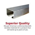 thumbnail image 4 of Johnson Hardware 5001309 Steel Pocket Door Frame Kit, Matte Silver, 4 of 6