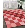 thumbnail image 3 of Ahgly Company Machine Washable Indoor Square Transitional Red Area Rugs, 3' Square, 3 of 7