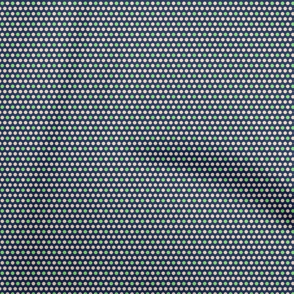 oneOone Rayon Blue Fabric Dot Sewing Craft Projects Fabric Prints By Yard 56 Inch Wide