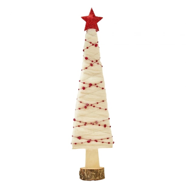 Decoraciones de mesa navideñas, decoración rústica de escritorio, adornos de fieltro de madera, granja para regalo de Navidad, estante de vacaciones, Estilo B