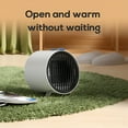 thumbnail image 5 of HIBIBUD 2026 New 500W Electric Space Heater,Heater for Powerful Personal Heating in Small Spaces,Ceramic Portable Heating Protection Heater Small Heater-White, 5 of 5
