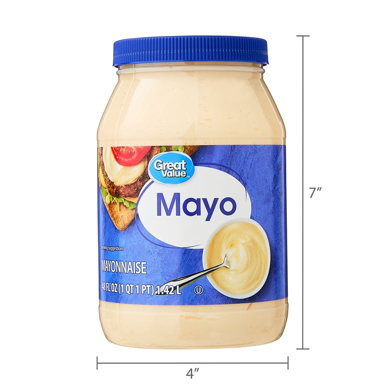 Great Value Mayonnaise, 48 fl oz
