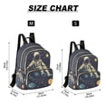 thumbnail image 2 of FORMRS Mini Backpack Purse for Women Quilted Travel Daypack Casual Shoulder Bag, Astronaut Space, 2 of 7