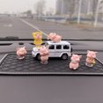 thumbnail image 4 of Bonita muñeca de cerdito para decoración de coche, ambientador de perfume para interior de coche, accesorio para coche para novia, regalo de cumpleaños, 4 of 5