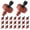 Red, variant on Pressure Compensated Drippers, 0.5 GPH Flow for Garden System, 2026 Self Cleaning Constant Flow Drip Irrigation Emitters for 1/4 Inch Tubing (30 Pcs)red