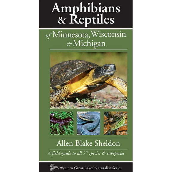 Naturalist Amphibians & Reptiles of Minnesota, Wisconsin & Michigan: A Field Guide to All 77 Species & Subspecies, (Paperback)