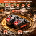 thumbnail image 3 of NEXPOW Motosierra Portátil de 16CM, Cortadora de Mini Motosierra Eléctrica Inalámbrica de Una Sola Mano con Batería de 24 Volts con 2 Baterías y 2 Cadenas, Nueva, 3 of 8