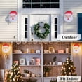 thumbnail image 4 of 1 Pack Christmas Porch Light Covers Outdoor Christmas Decorations Santa Claus Light Covers For Front Porch Garage Light Holiday Decorations 11.8 Inch (No Light), 4 of 6